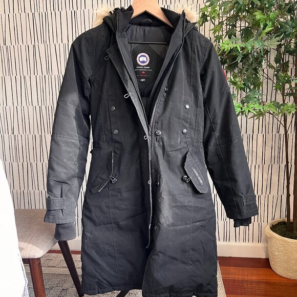 Canada Goose Black Kensington Parka Size XS